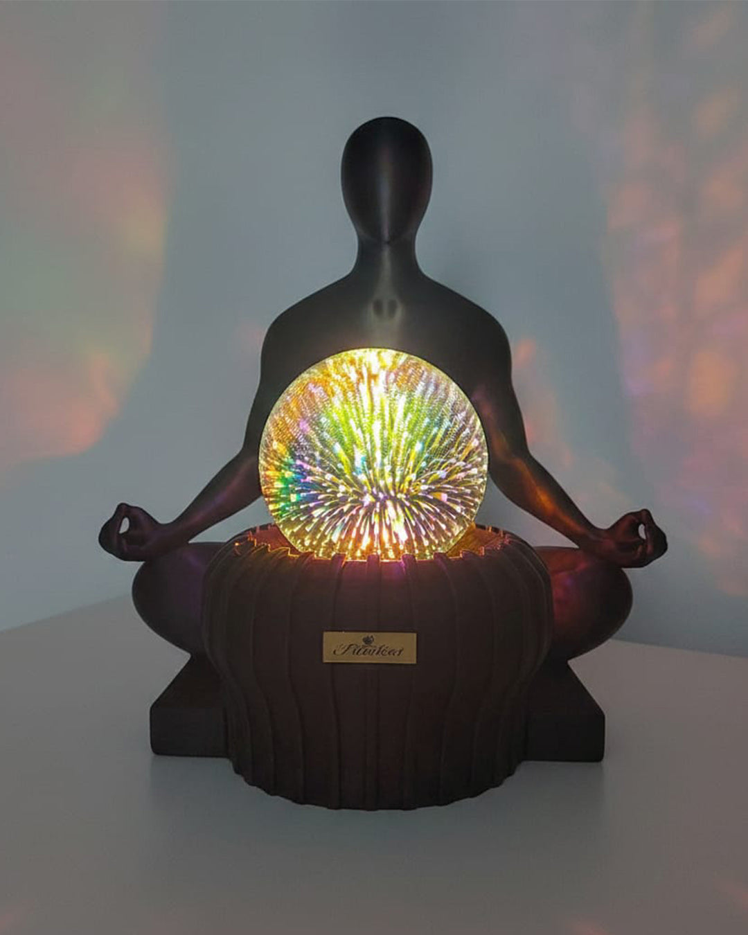 Zen Meditating Figure Ambient Lamp