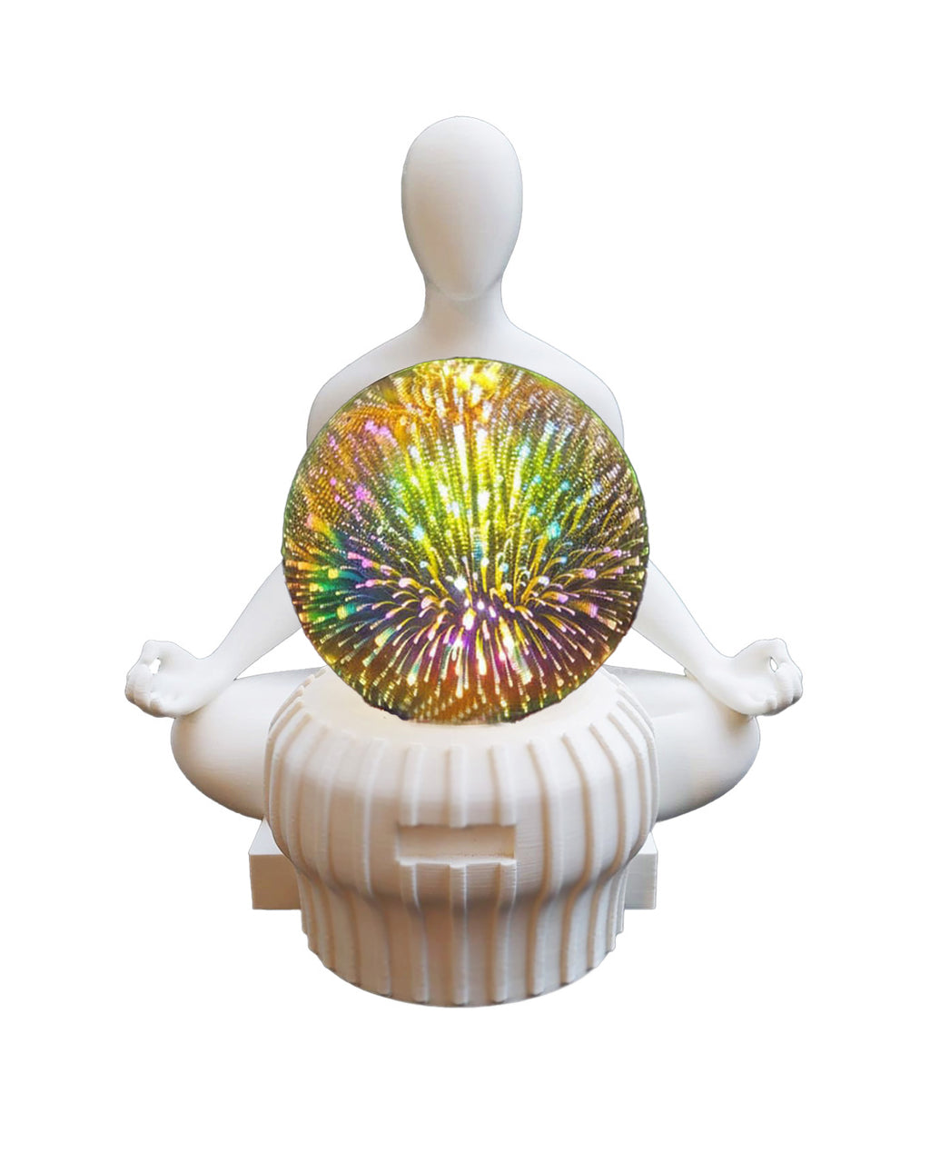 Zen Meditating Figure Ambient Lamp