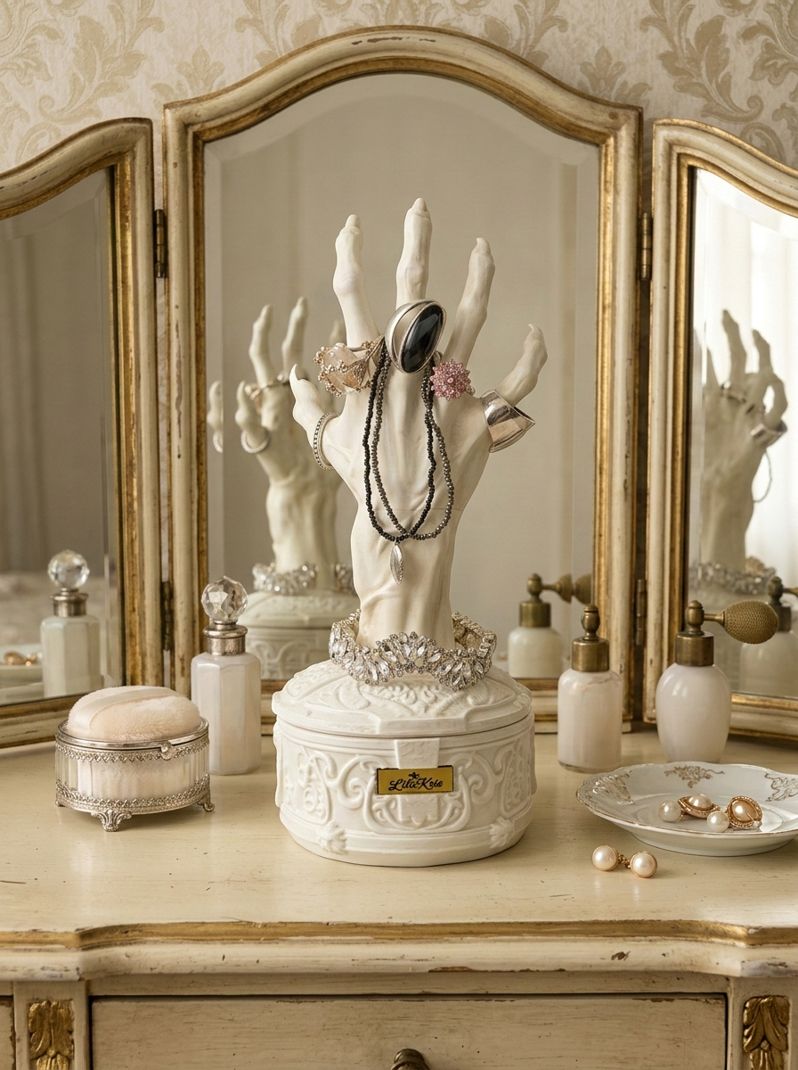 Elegant Magnetic Jewelry Stand "Vampire" Style