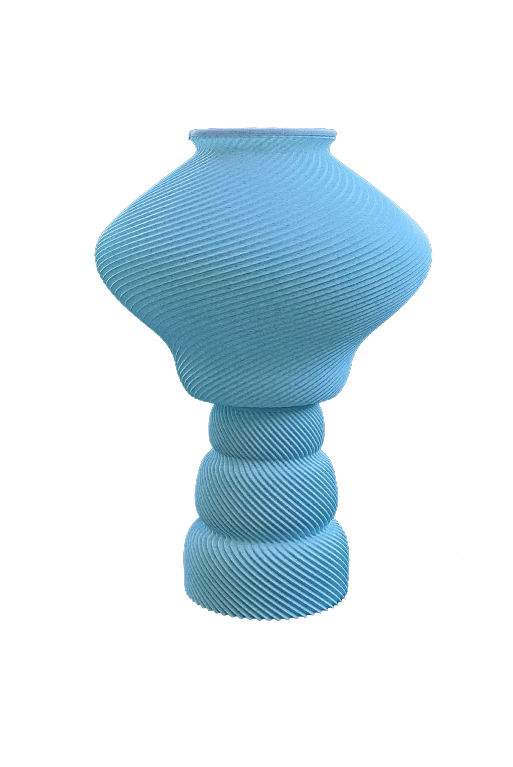 Home décor lamp  "Mint Wave"