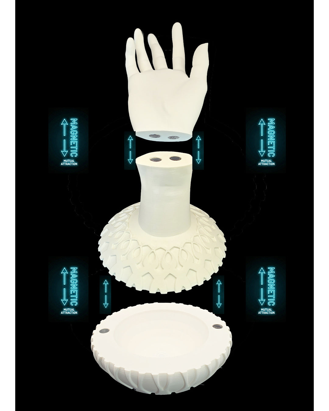 Elegant Magnetic Jewelry Stand "Vampire" Style