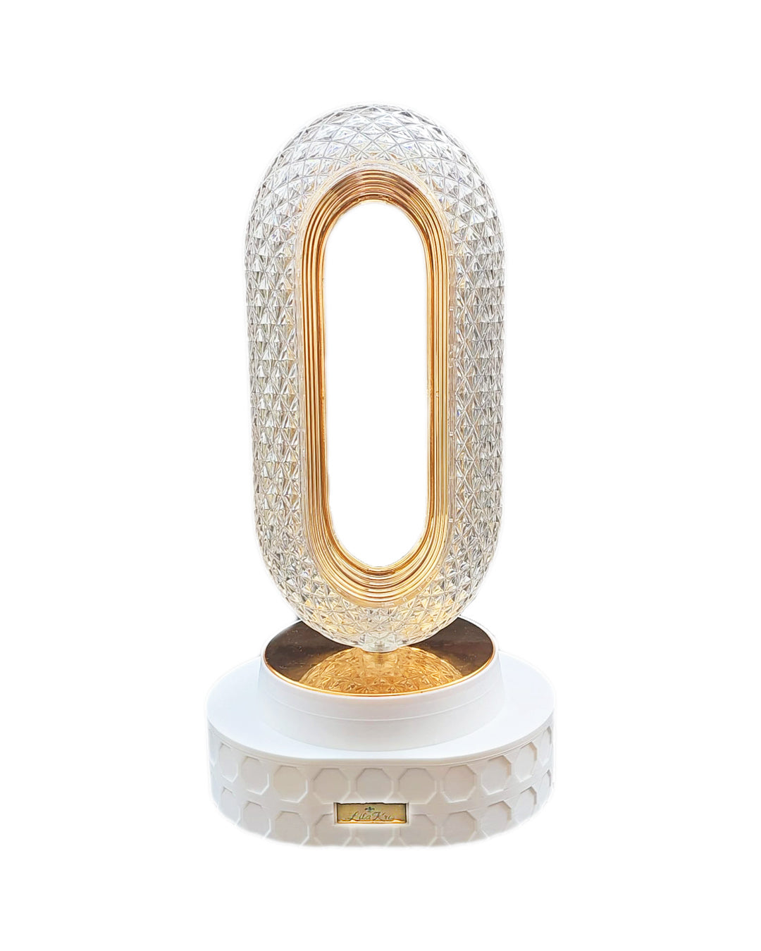 Crystal Elegance – Smart Touch LED Table Lamp