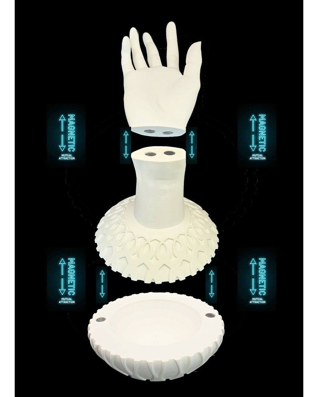 Elegant Magnetic Jewelry Stand