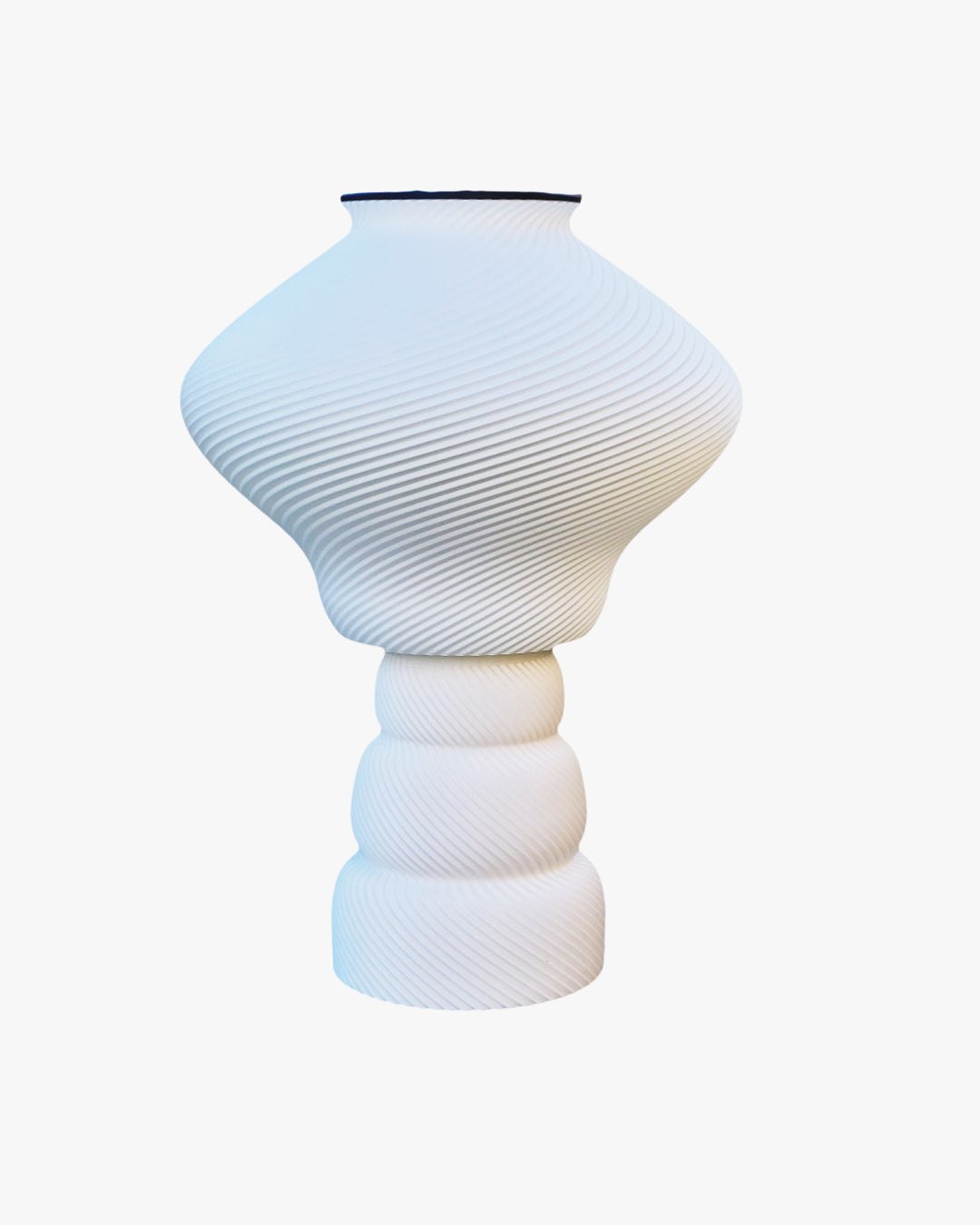 Home décor lamp  "White Dream"