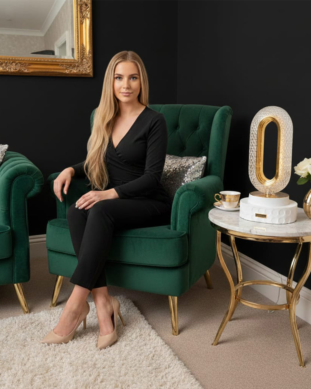 Crystal Elegance – Smart Touch LED Table Lamp