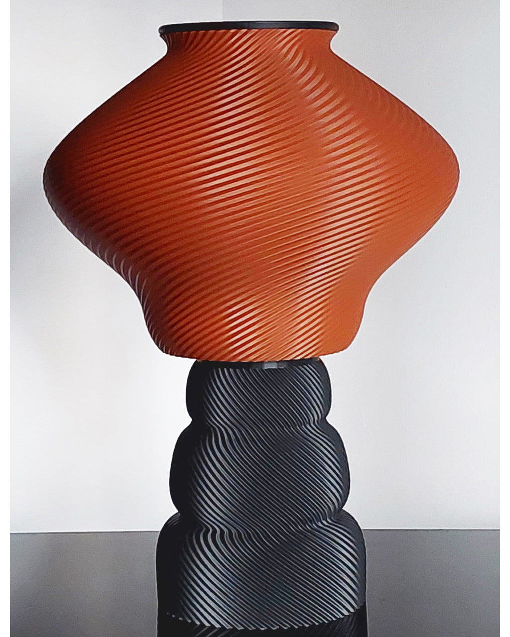 Home décor lamp "Brown Cookie"