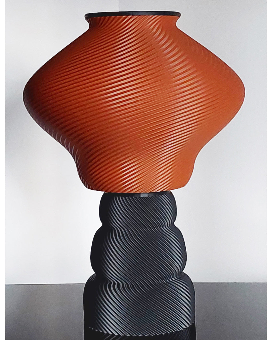 Home décor lamp "Brown Cookie"