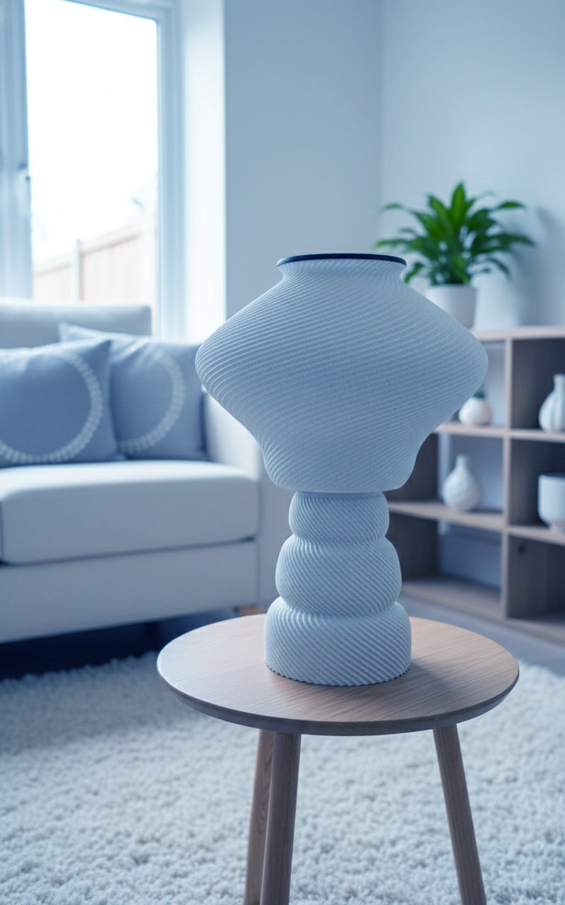 Home décor lamp "White Lili"