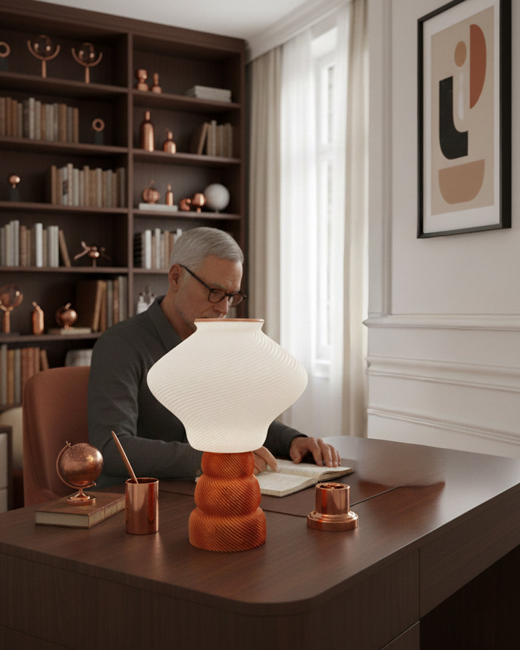 Home décor lamp "Cooper Secret"