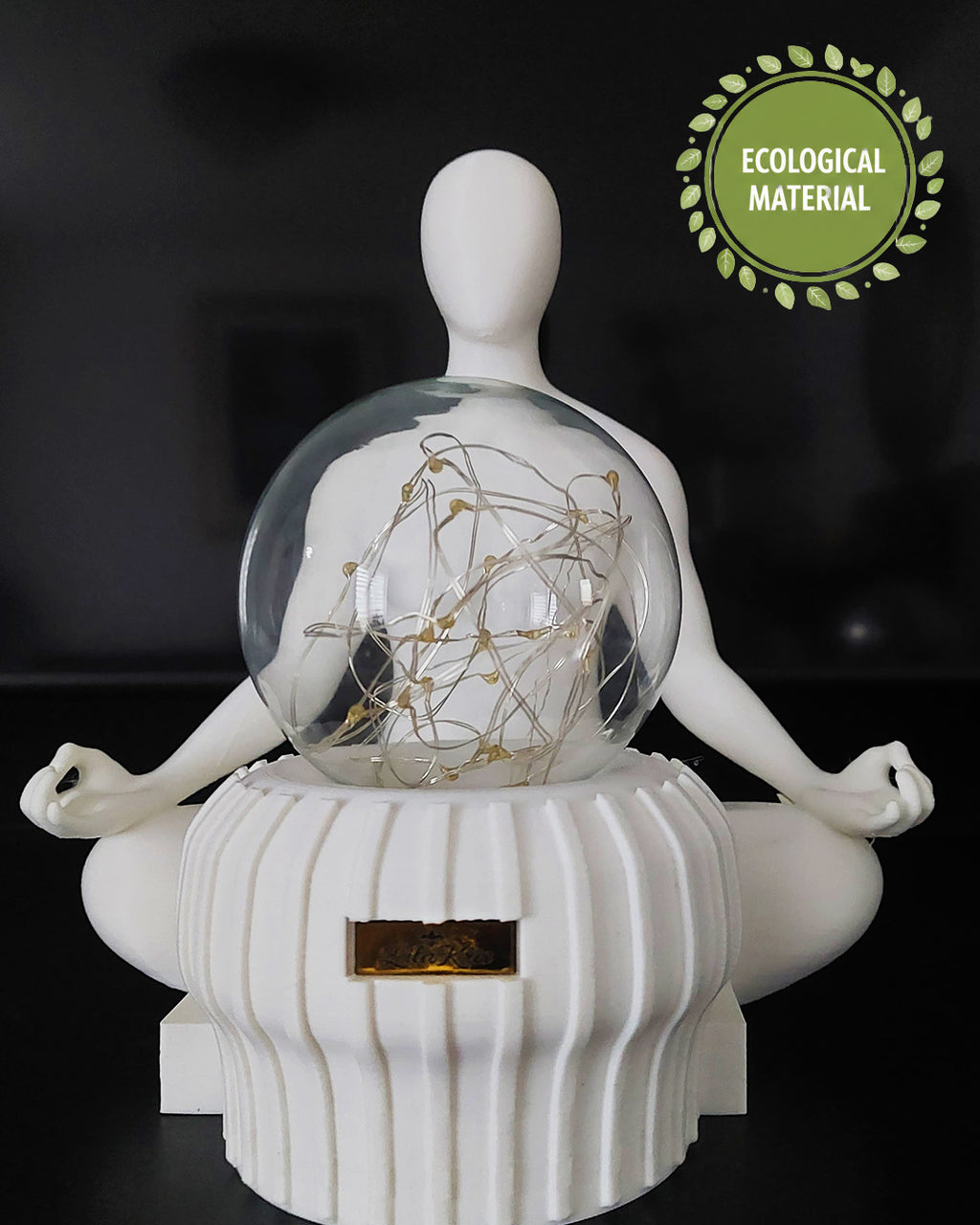 Zen Meditating Figure Ambient Lamp
