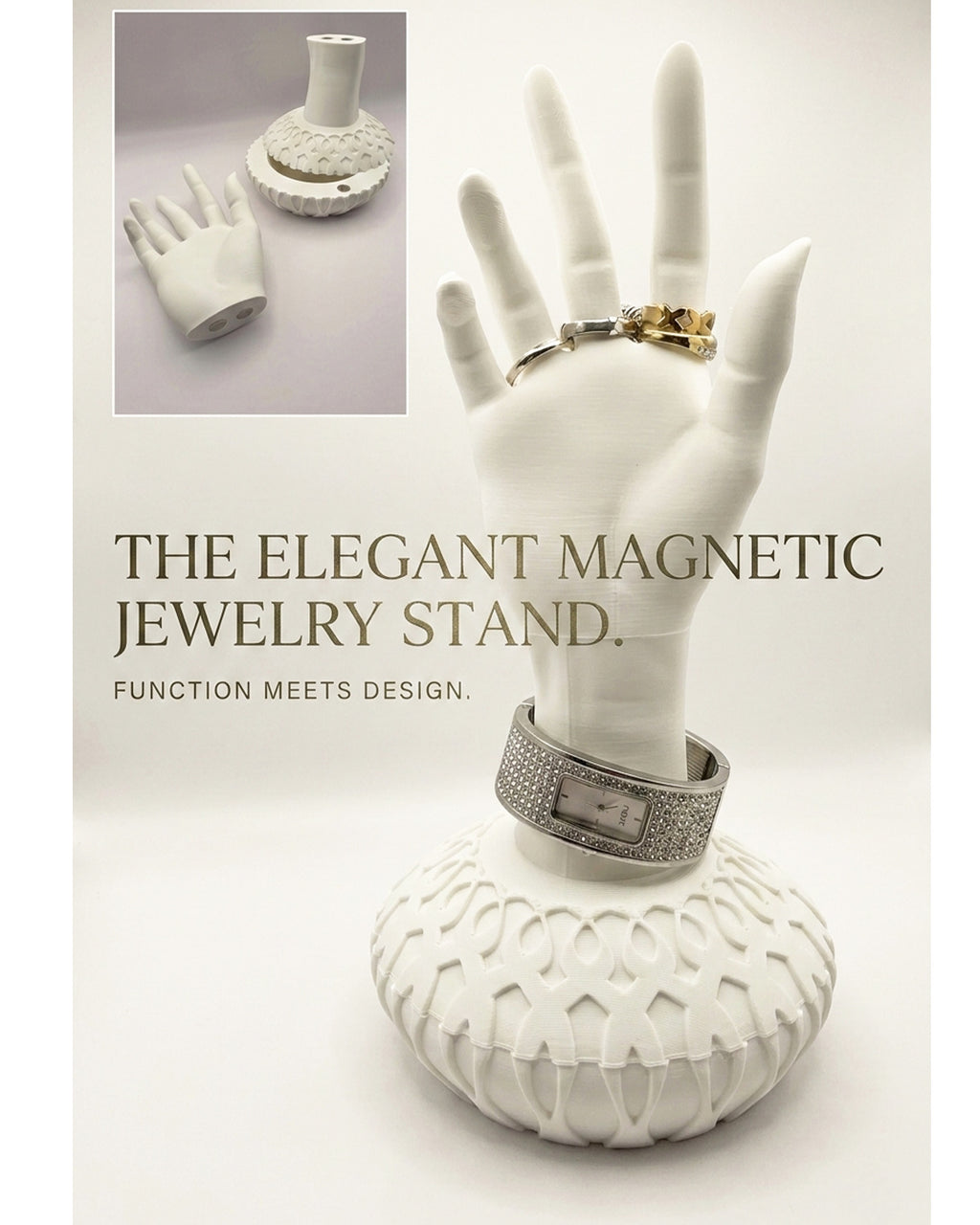 Elegant Magnetic Jewelry Stand