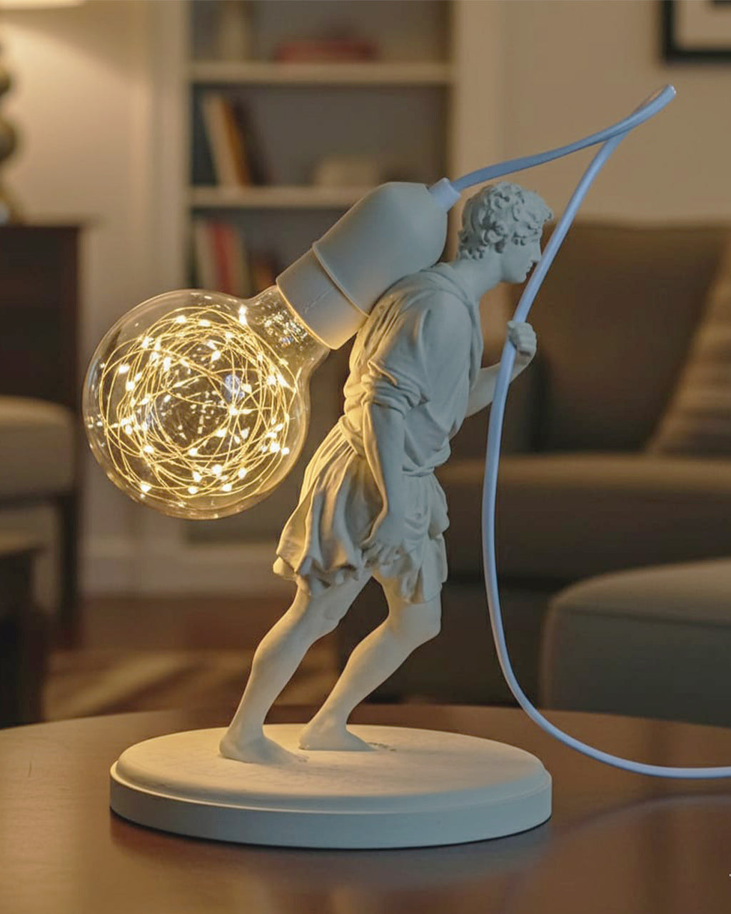 Home décor lamp "Messenger of Light"