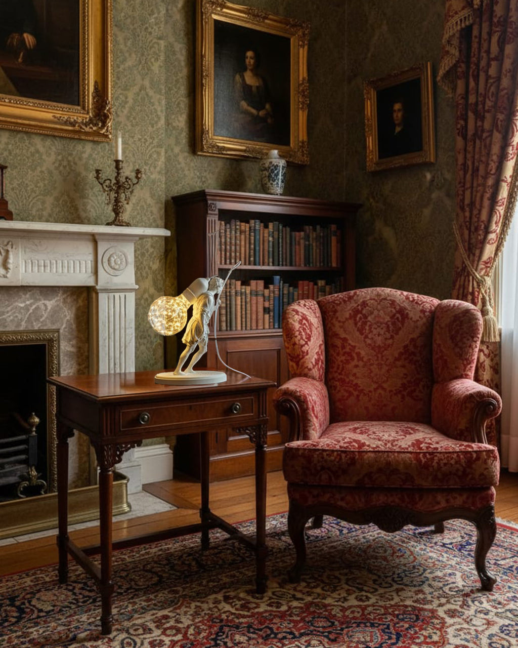 Home décor lamp "Messenger of Light"