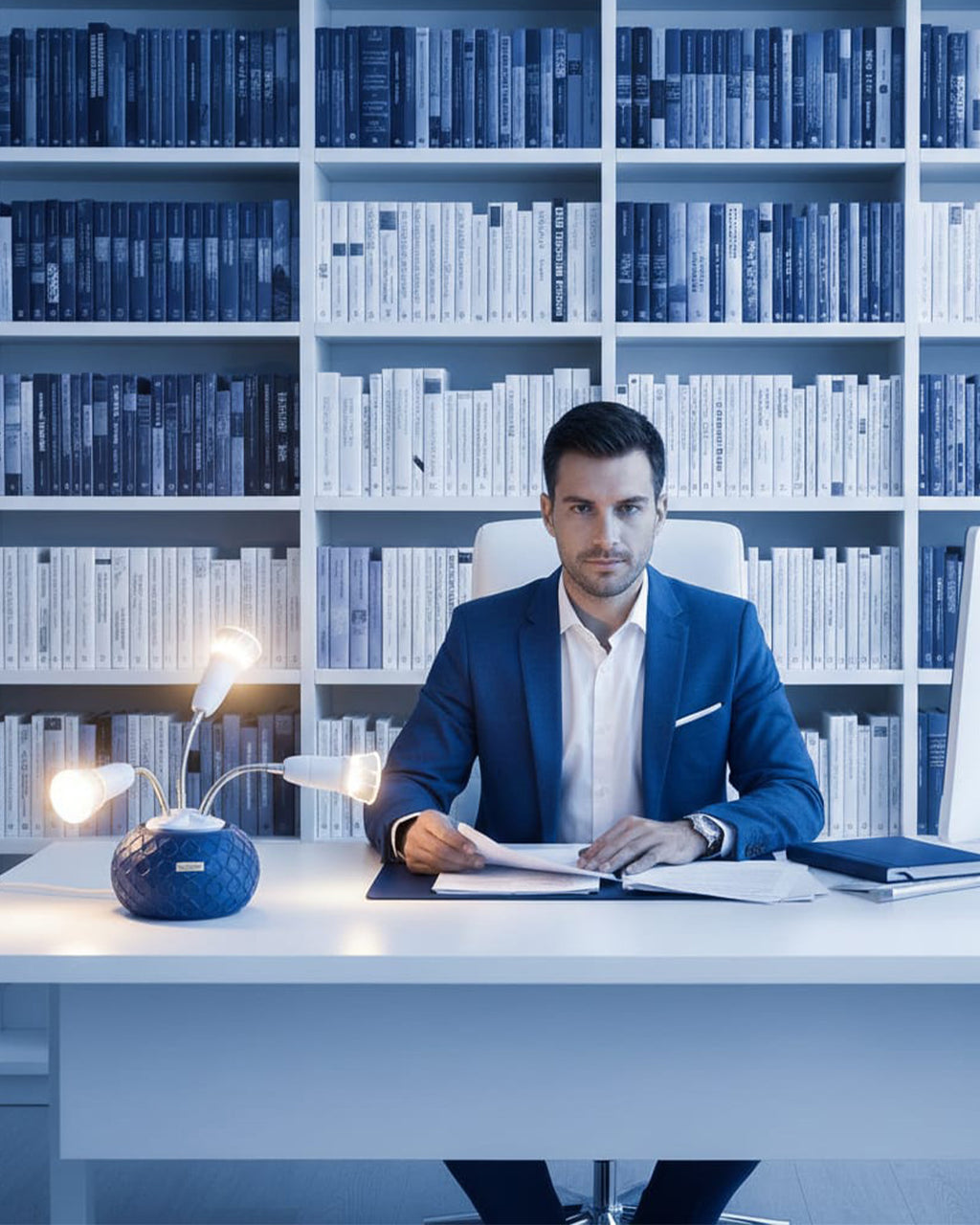 The "LilaKris" Triple-Head Flexible Lamp