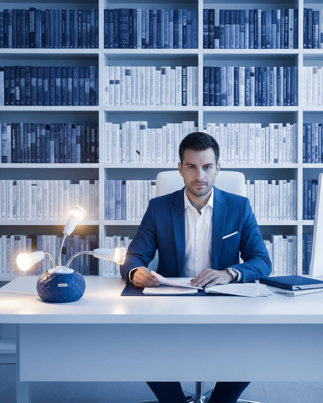 The "LilaKris" Triple-Head Flexible Lamp