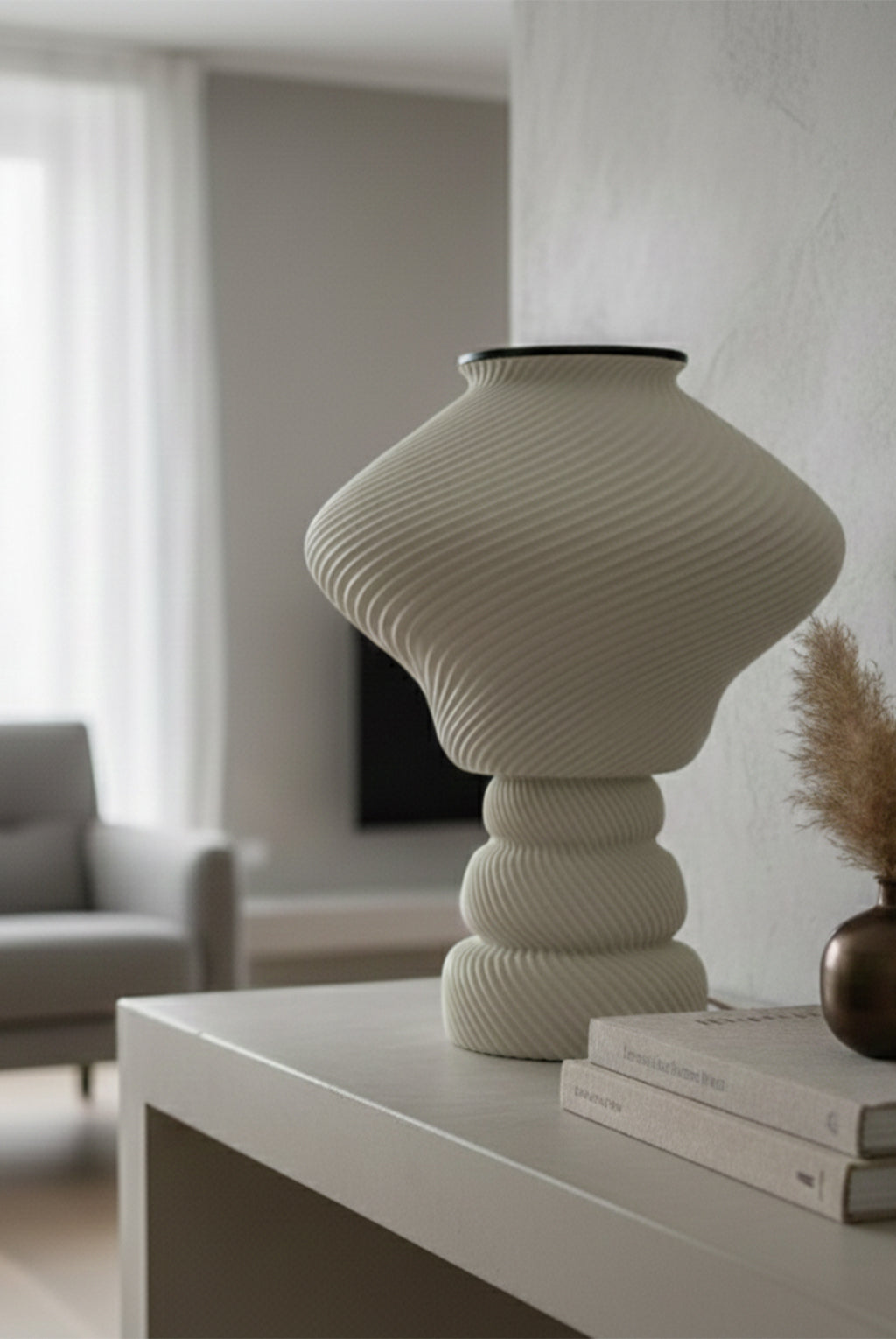 Home décor lamp "Ivory"