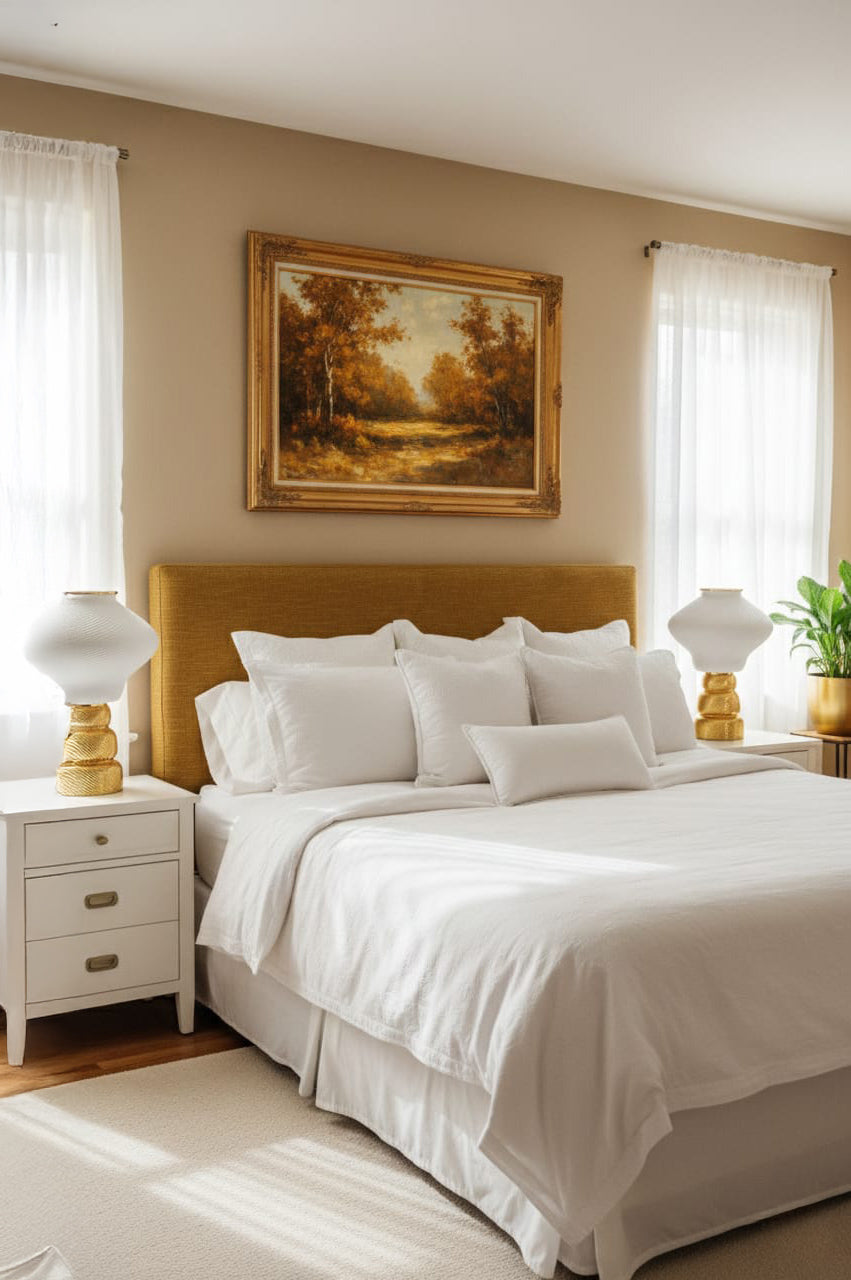 Home décor lamp "Rich Gold"