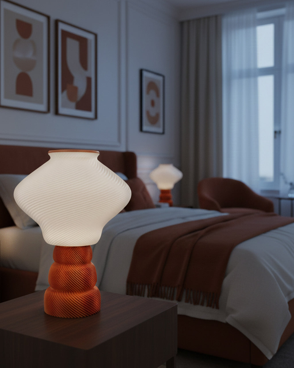 Home décor lamp "Cooper Secret"