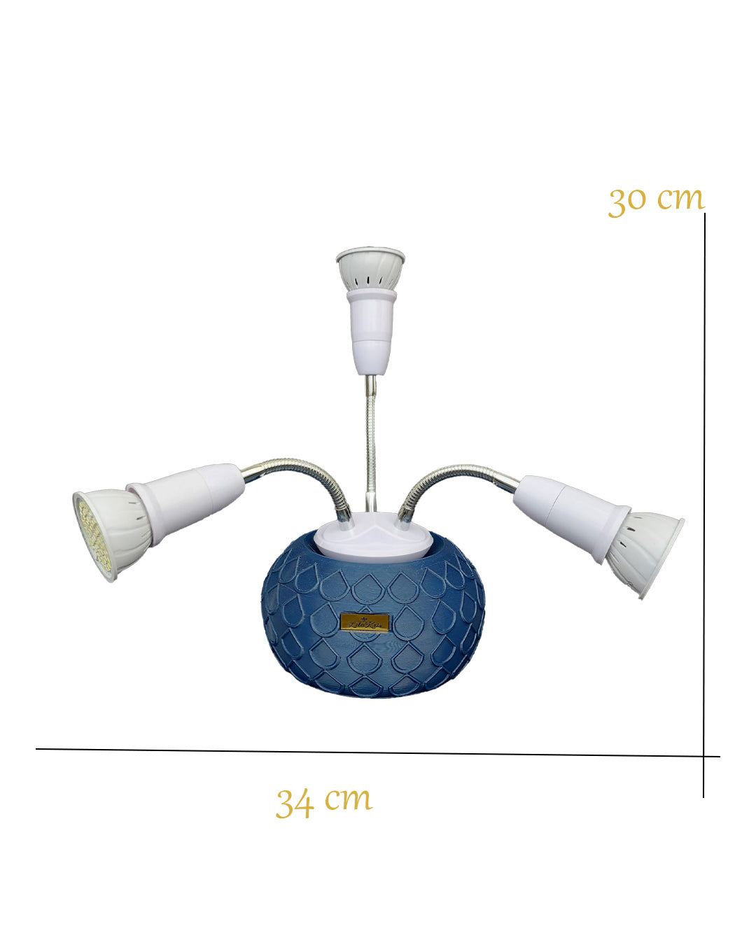 The "LilaKris" Triple-Head Flexible Lamp