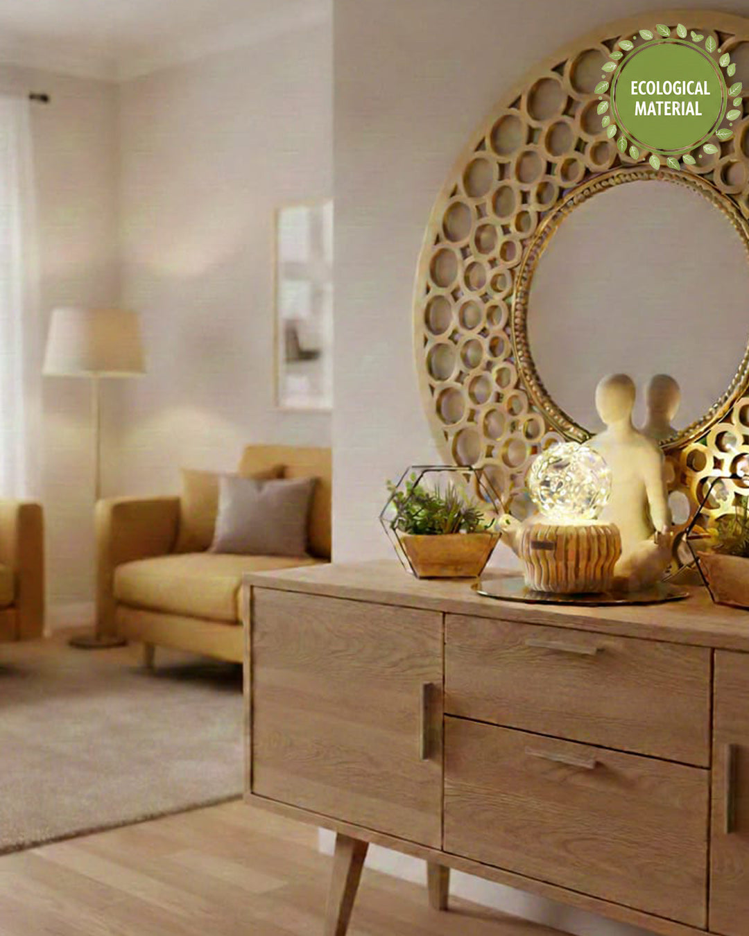 Zen Meditating Figure Ambient Lamp