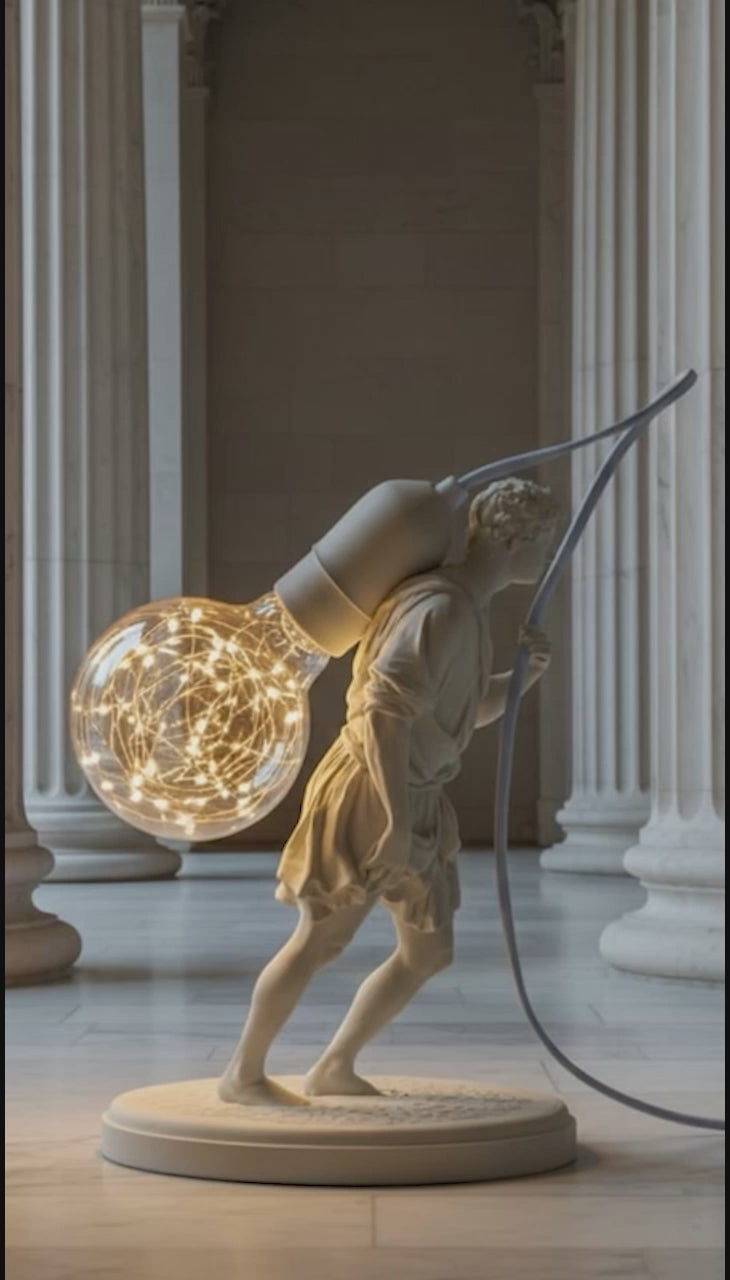 Home décor lamp "Messenger of Light"