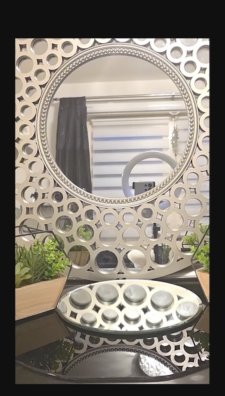 Home décor lamp  "White Dream"