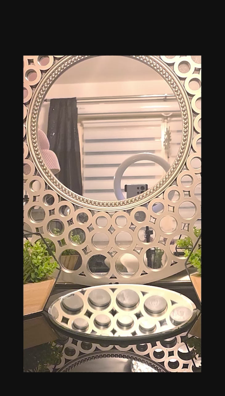 Home décor lamp "Lady Pink"