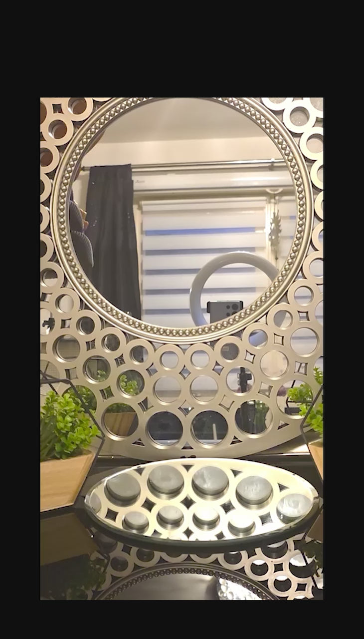 Home décor lamp "Brown Cookie"