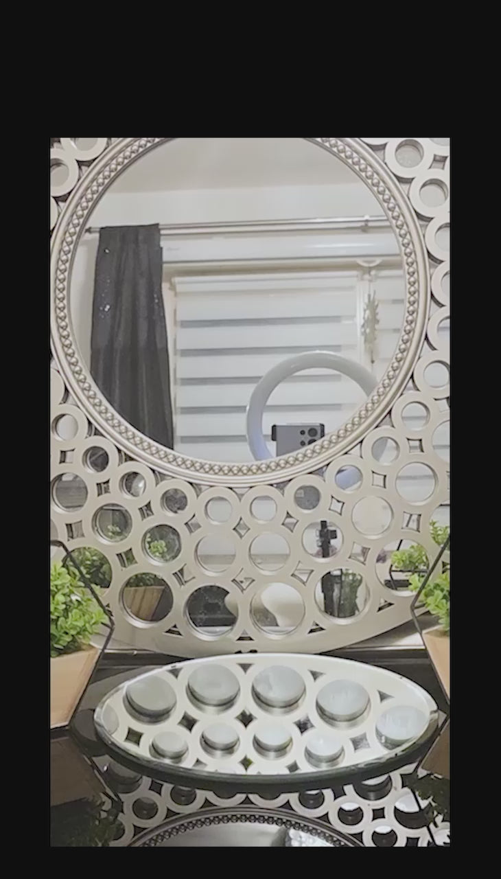 Home décor lamp " Blue Sky"