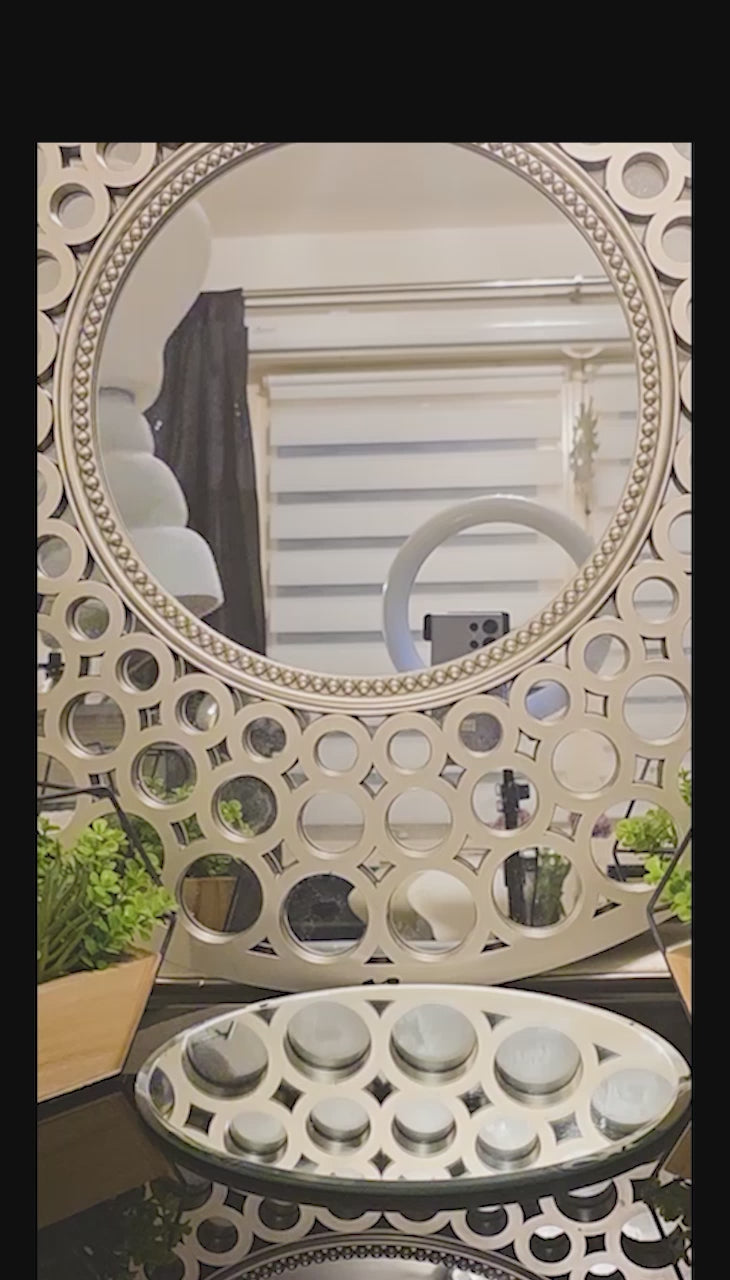 Home décor lamp "White Lili"